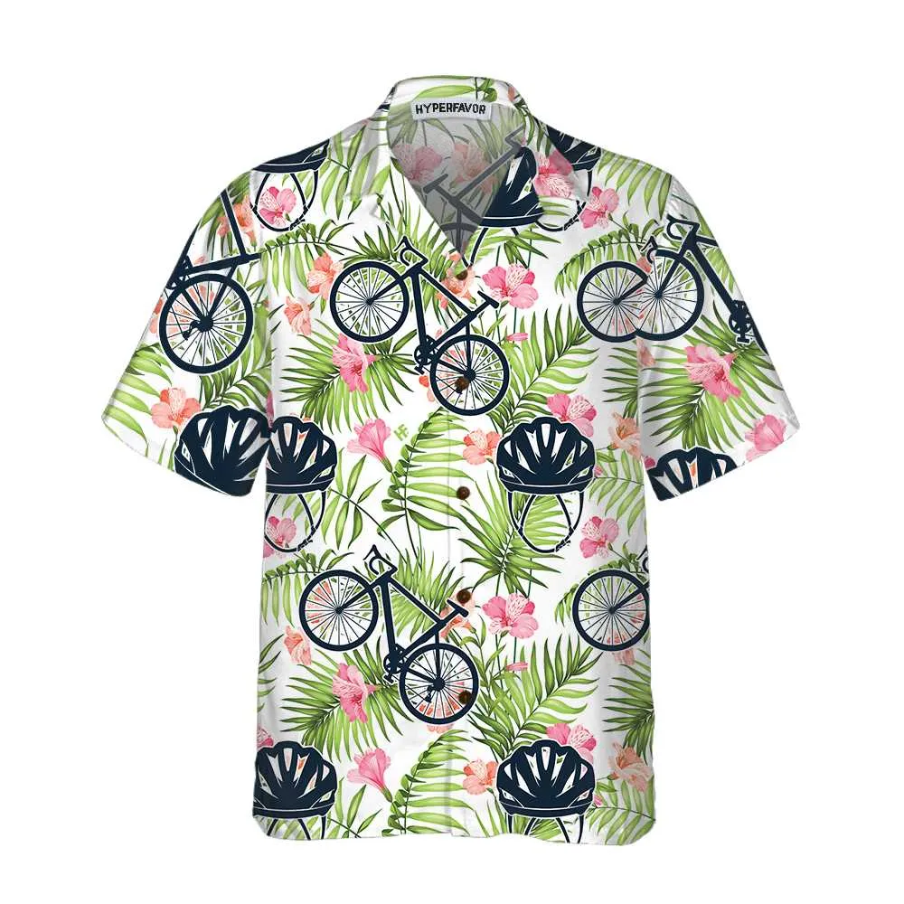 Aloha Cycling Hawaiian Shirt, Bicycle Shirt For Men & Women, Best Gift For Bikers