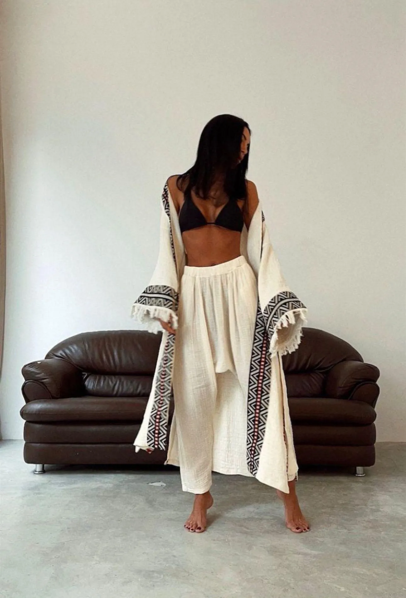 Ancient Geometric Kimono