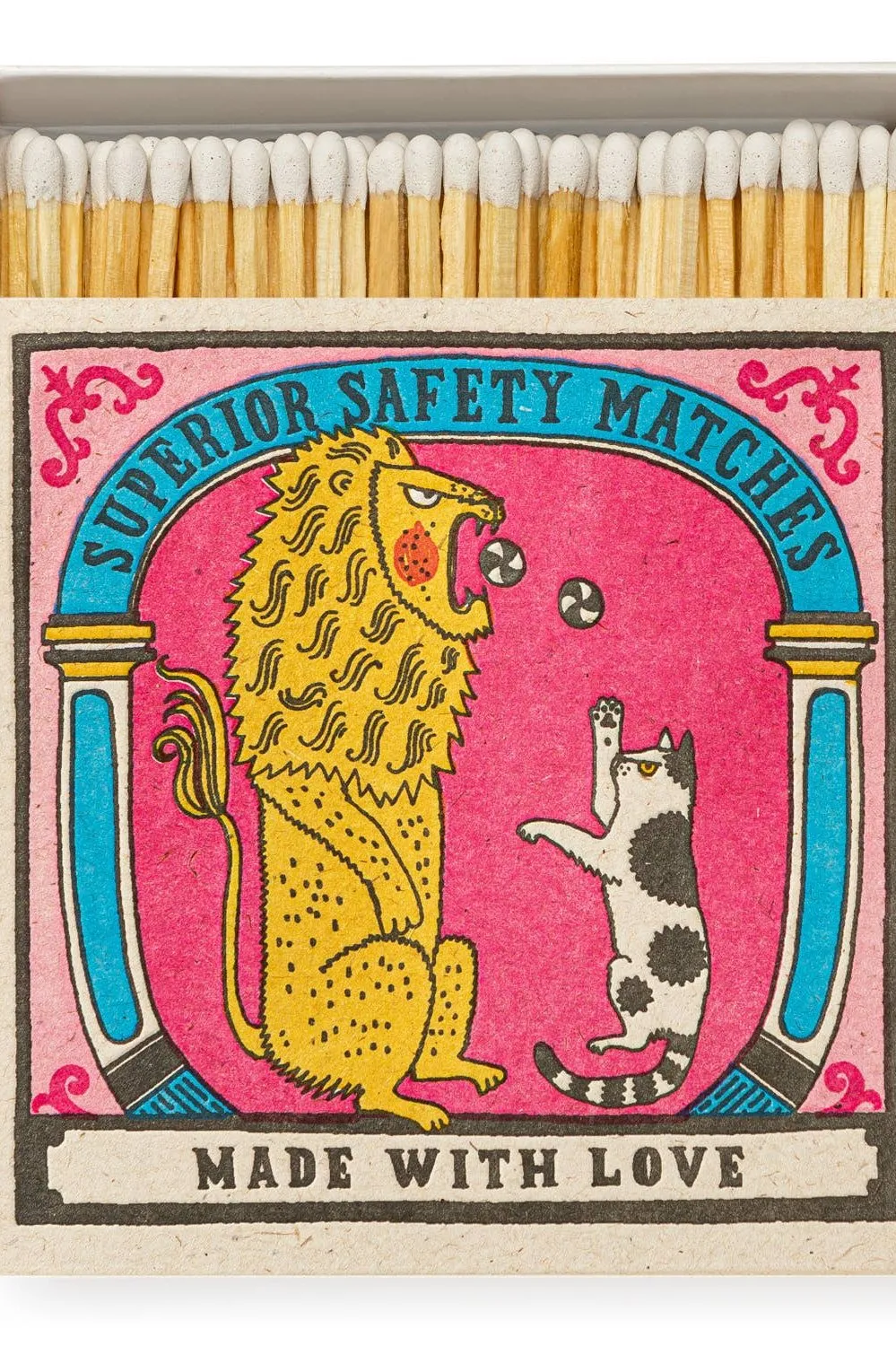 Archivist Gallery | Big Cat Little Cat Square Safety Matches