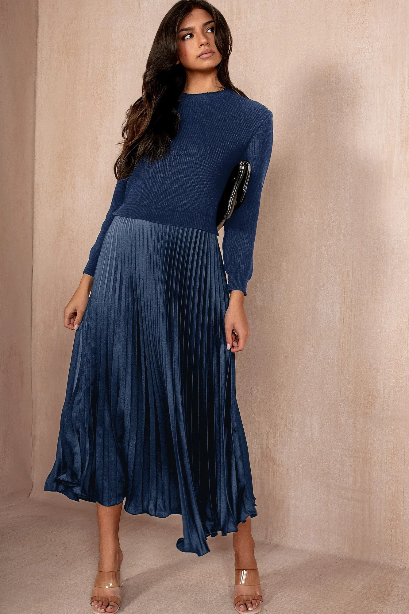 Arlene Navy 2 in 1 Dress
