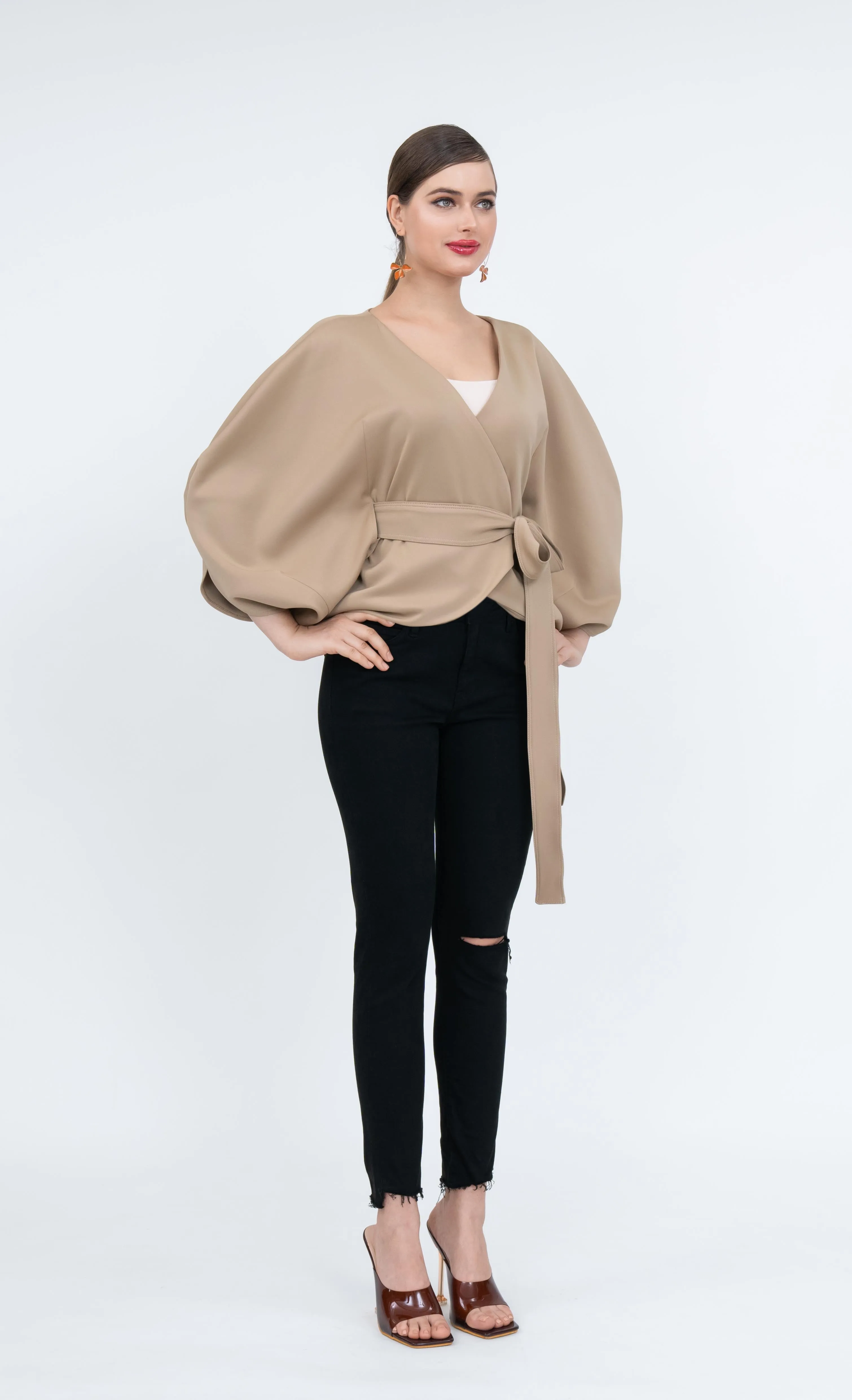 Aurora Cardigan in Hazelnut