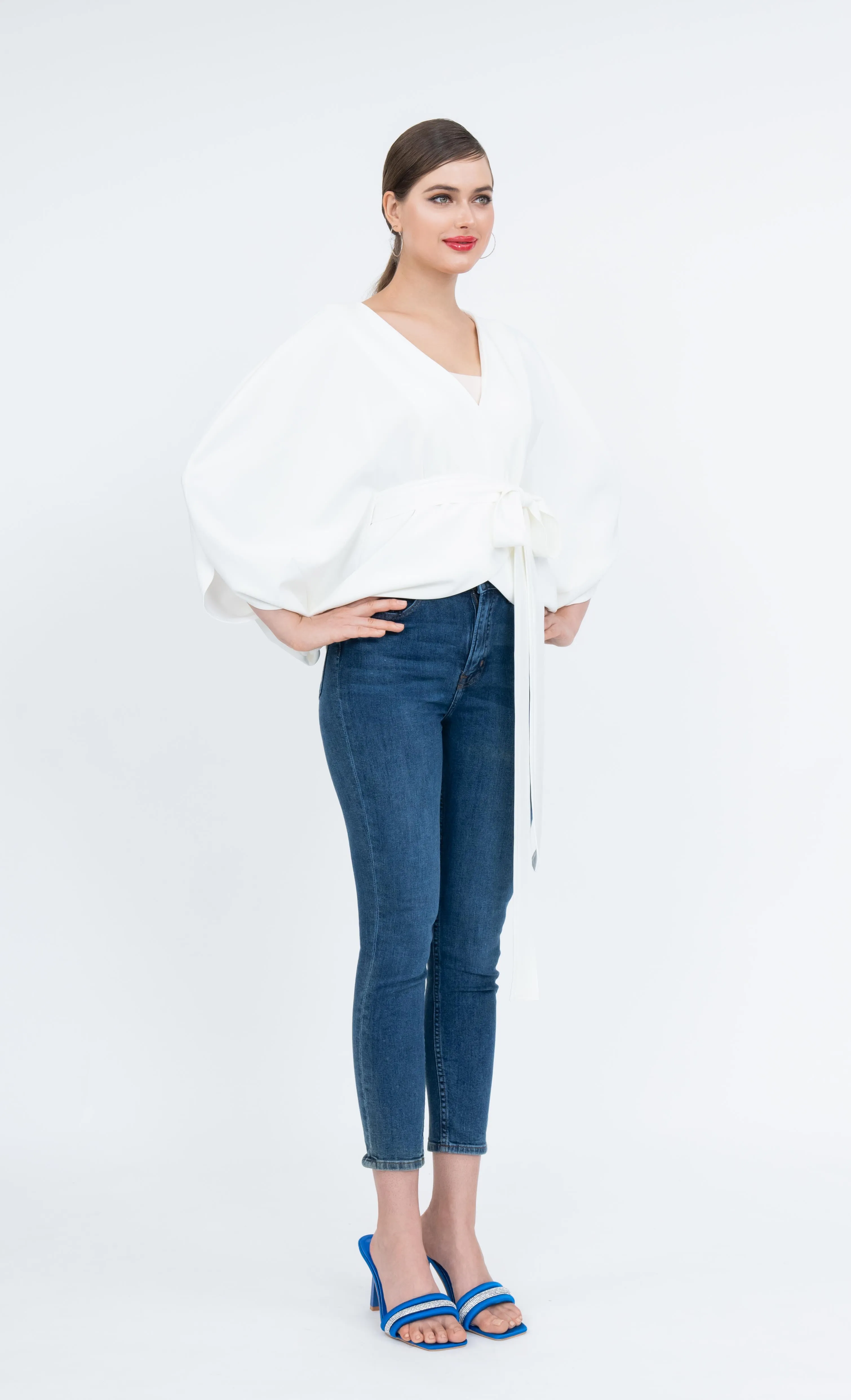 Aurora Cardigan in White
