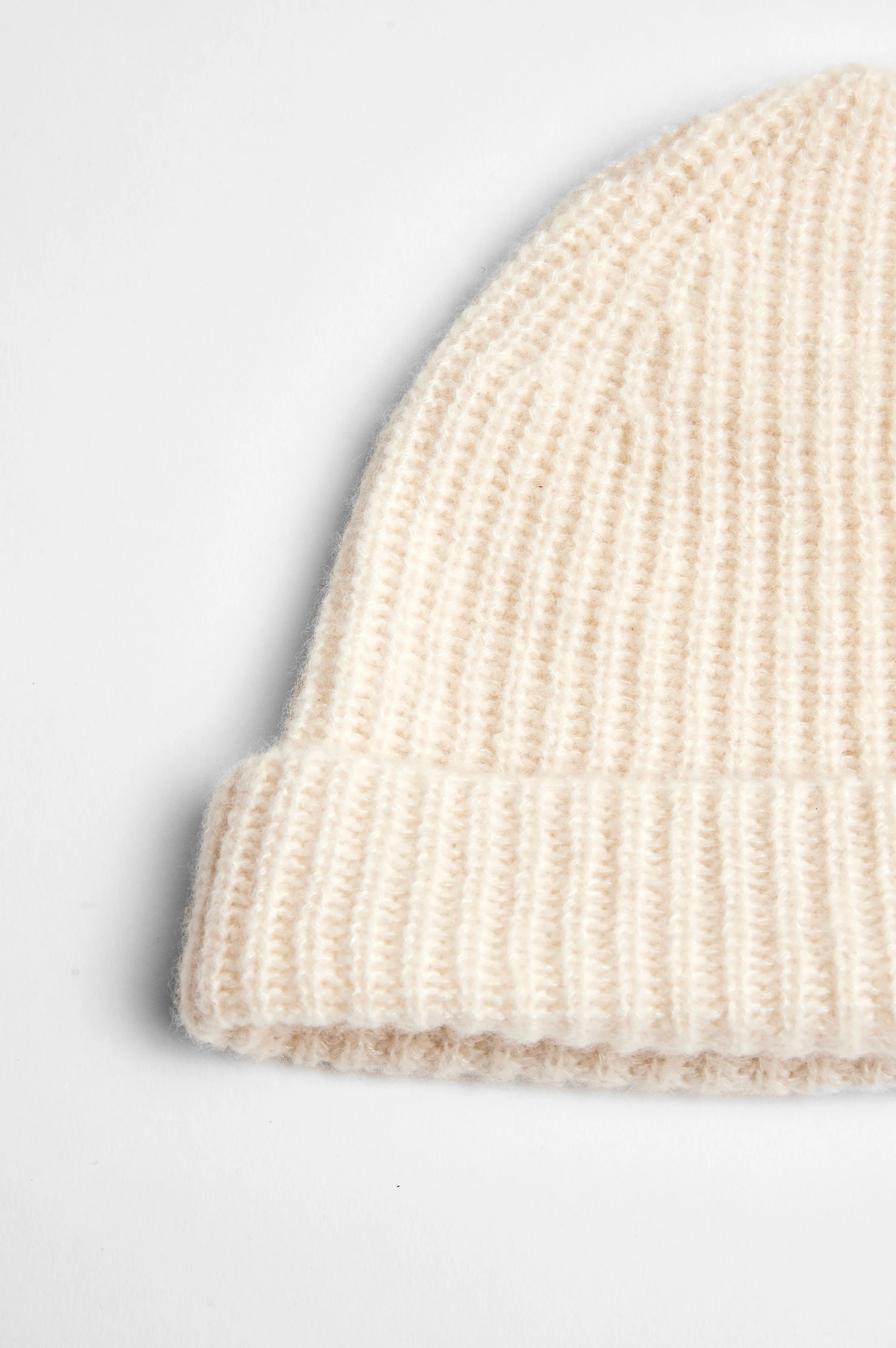 AUTUMN CASHMERE SILK BEANIE - IVORY