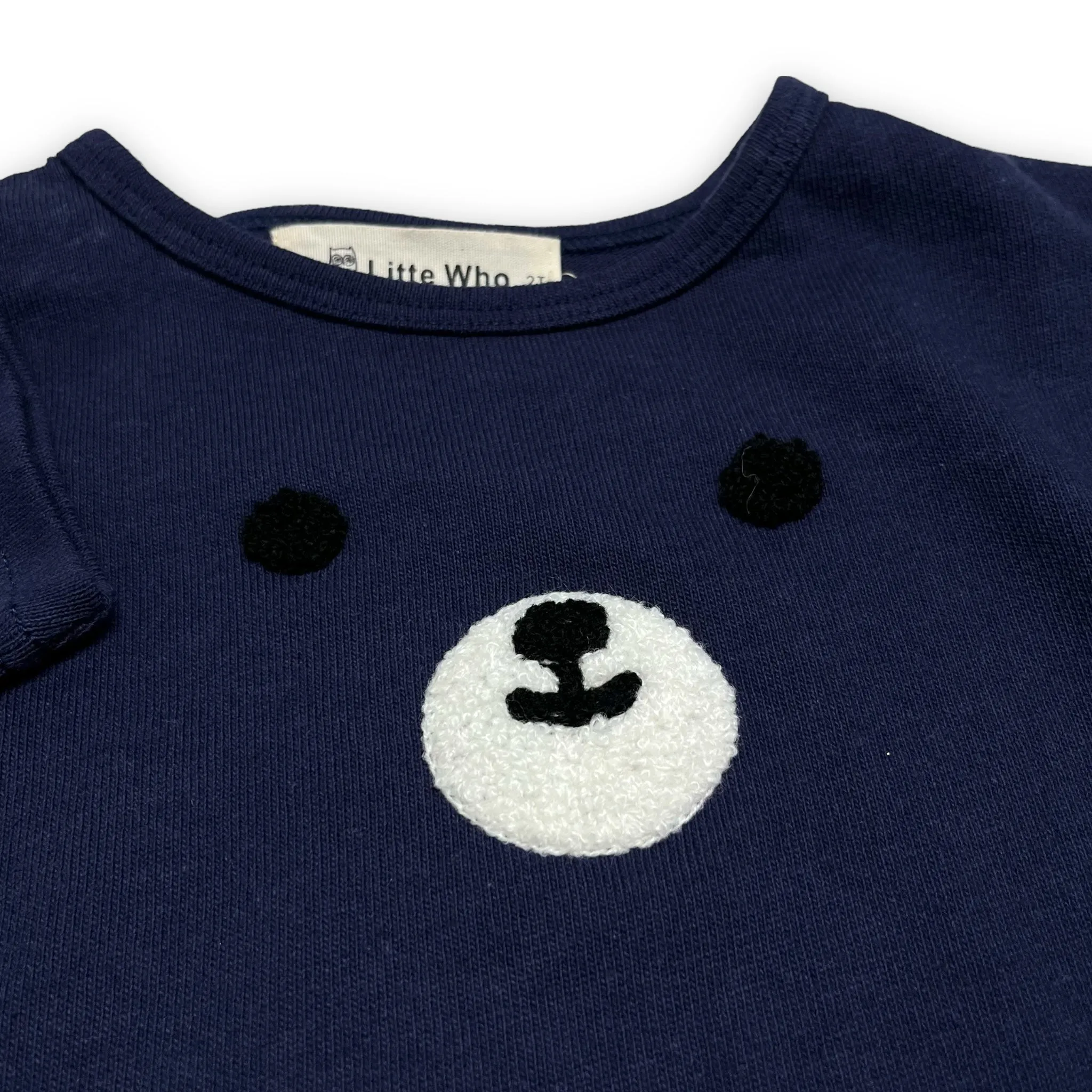 Bear Face Tee - NAVY