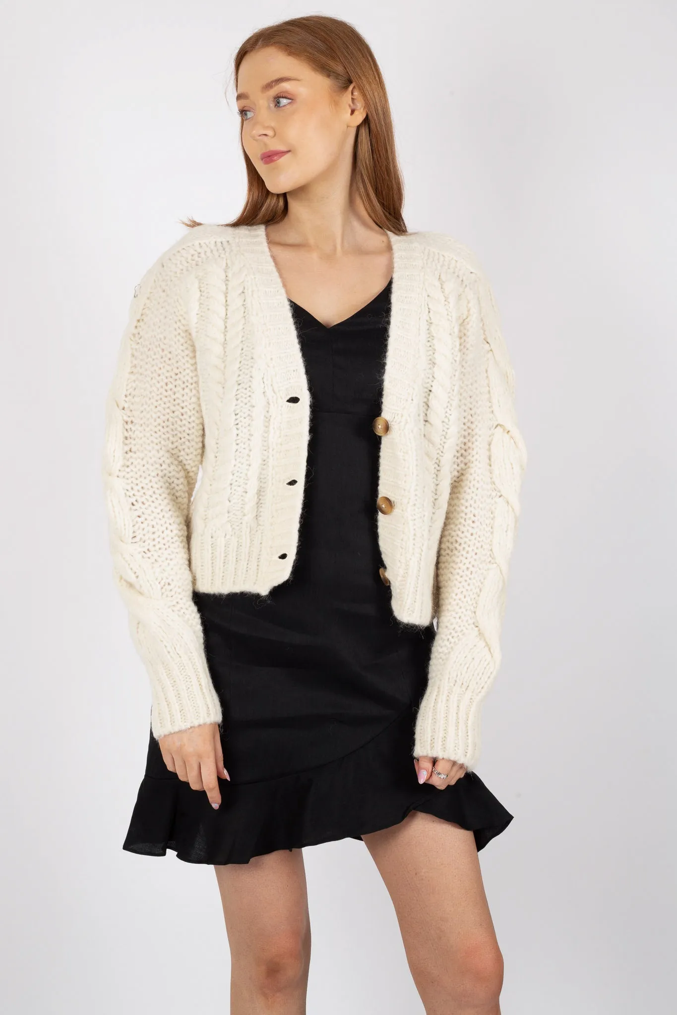 Carla Cardigan - White