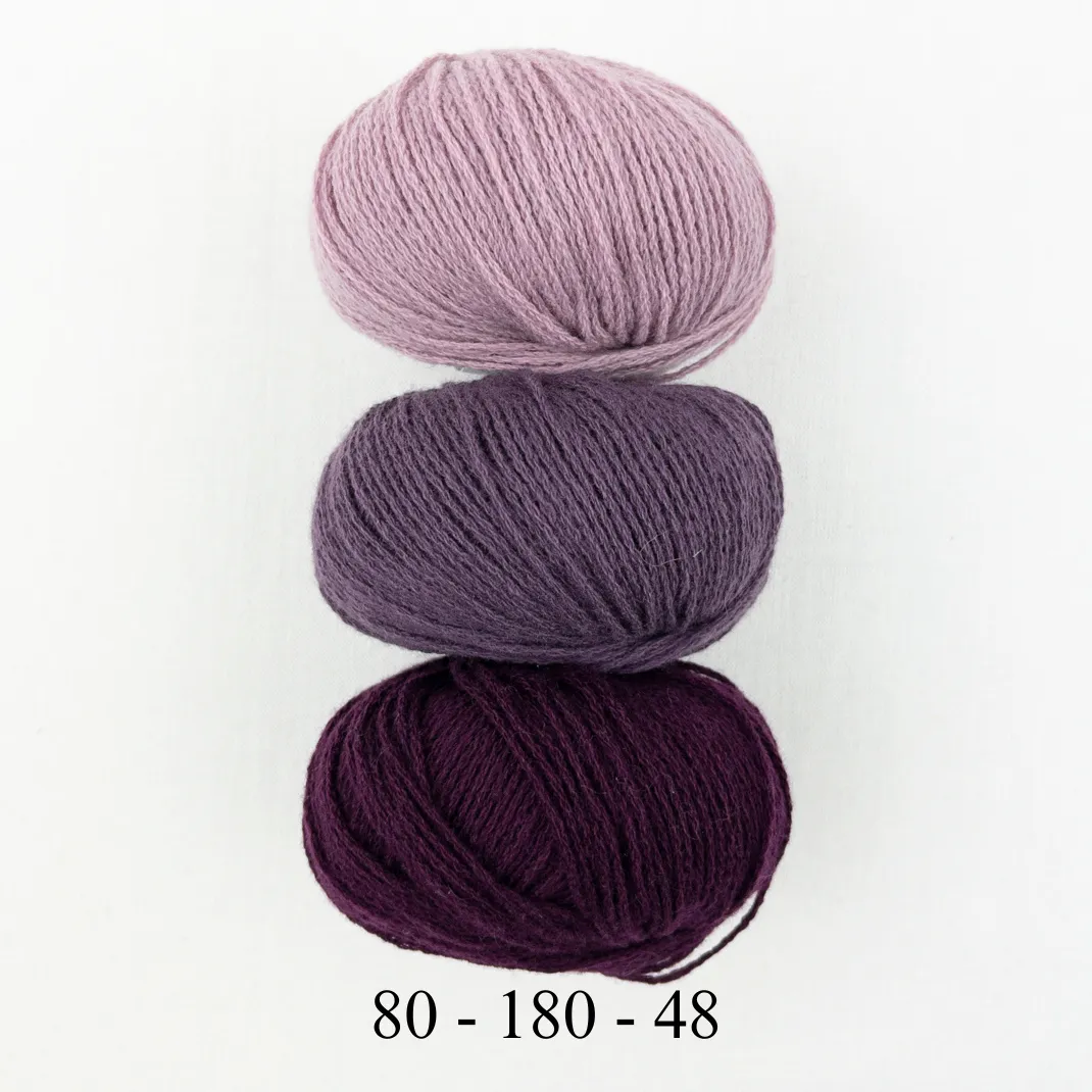 Cashmere Three Tone Fingerless Mitts | Lang Yarns Cashmere Premium and Knitting Pattern (#407)