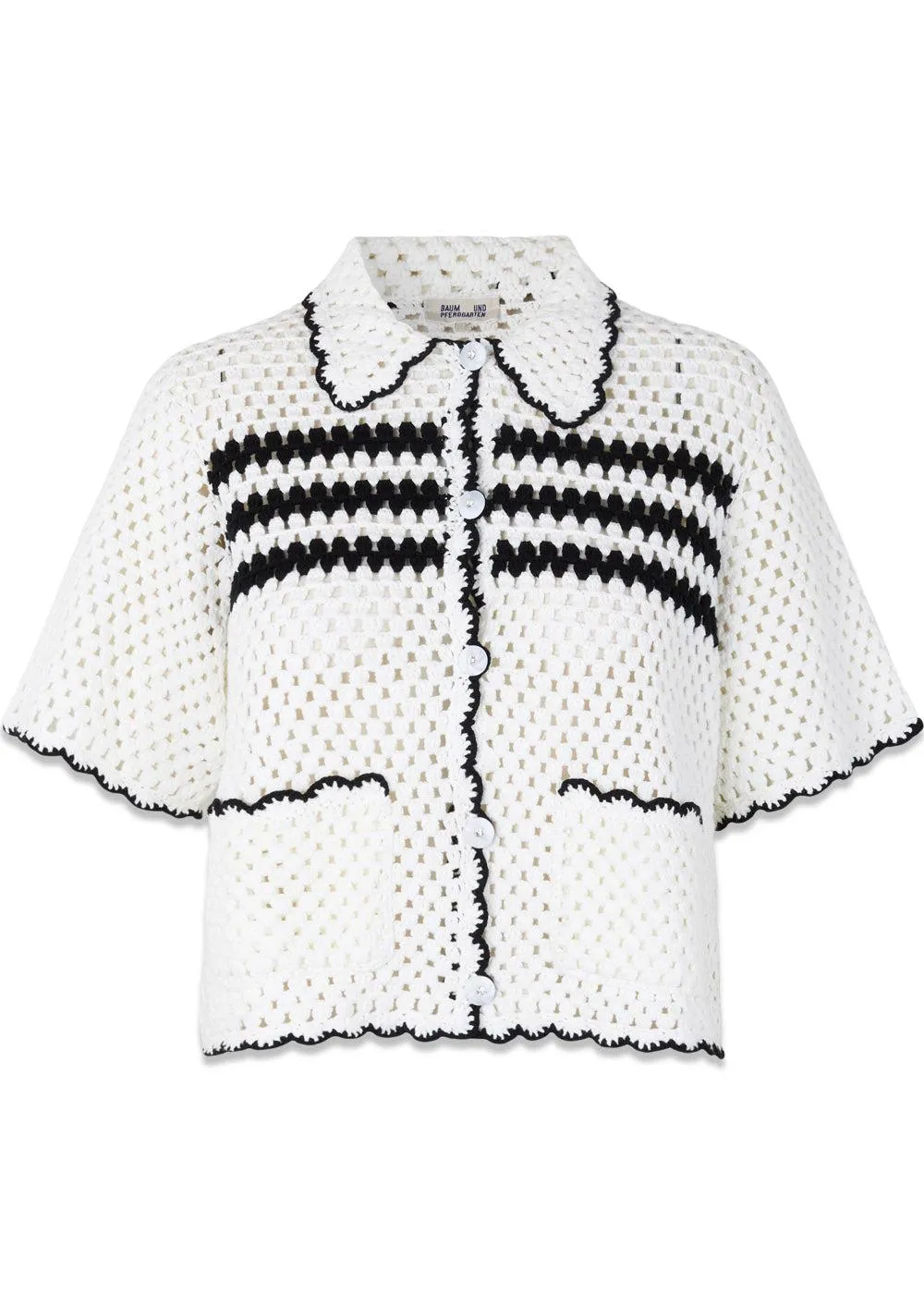 CAYLEY - Black Creme Crochet