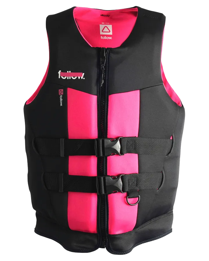 Follow Tact Ladies Vest - Black/Pink - 2023
