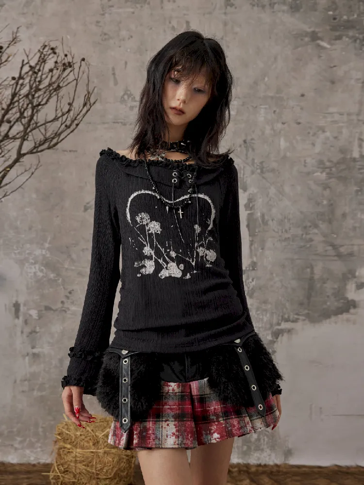 Fur Pocket A-line Pleated Skirt【s0000010978】