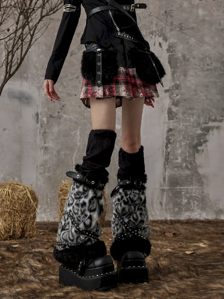Fur Pocket A-line Pleated Skirt【s0000010978】