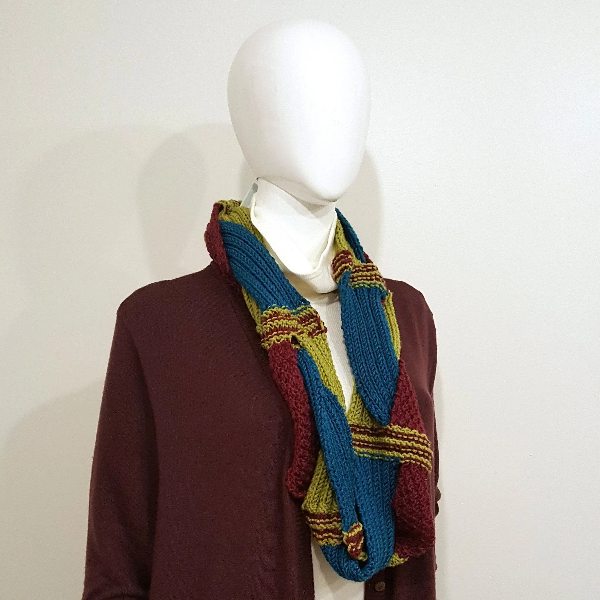 Harlequin Infinity Scarf