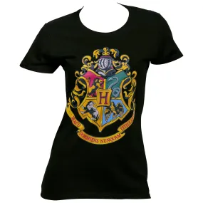 Harry Potter Hogwarts Crest Juniors T-Shirt