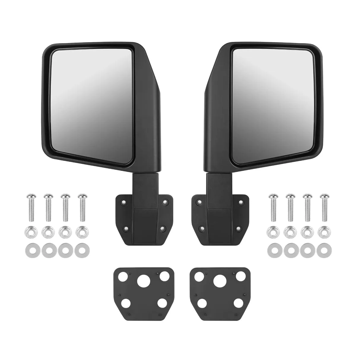 Jeep Side Mirrors for Jeep Tube Doors 2007-Later JK JL JT