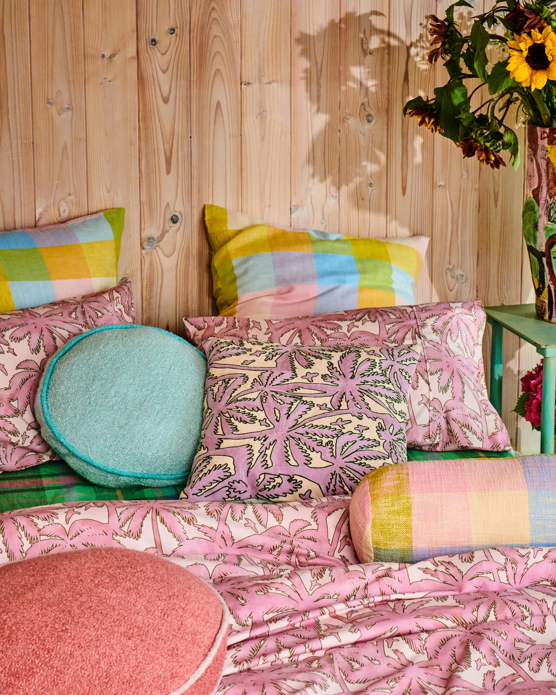Kip & Co Balmy Palmy Organic Cotton Quilt Cover