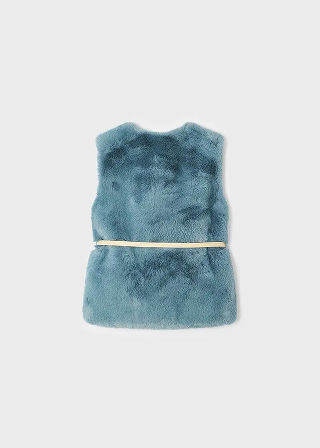 Mayoral 4315 031 - Bluebell Fur Vest