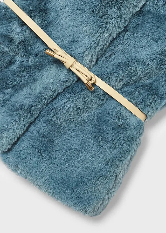 Mayoral 4315 031 - Bluebell Fur Vest