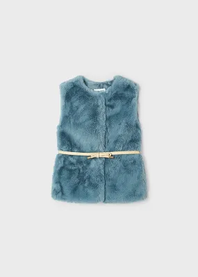 Mayoral 4315 031 - Bluebell Fur Vest