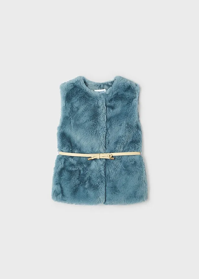 Mayoral 4315 031 - Bluebell Fur Vest