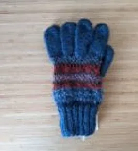 Mens Gloves Multi Smoked Blue