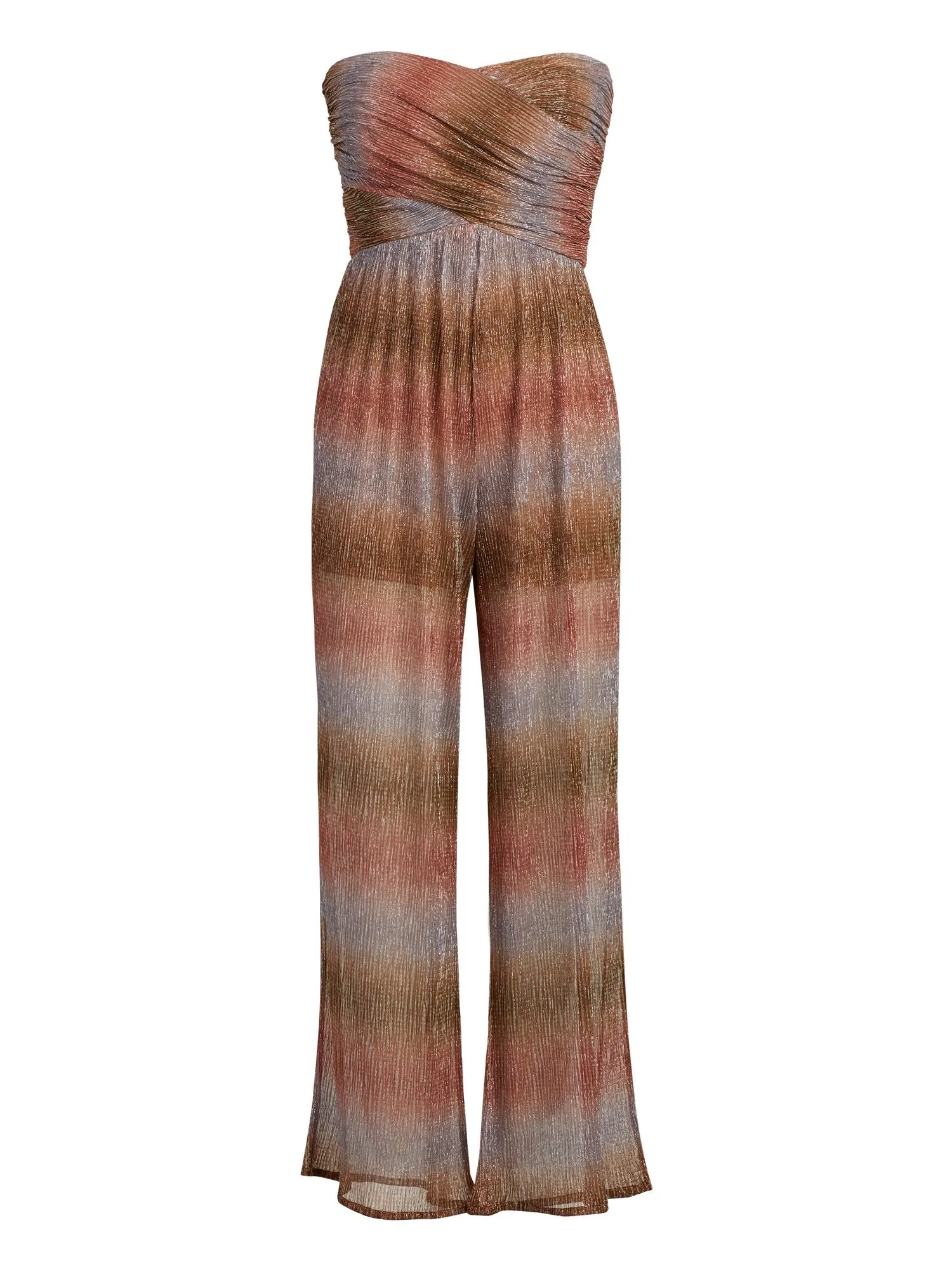 Shimmery Strapless Jumpsuit