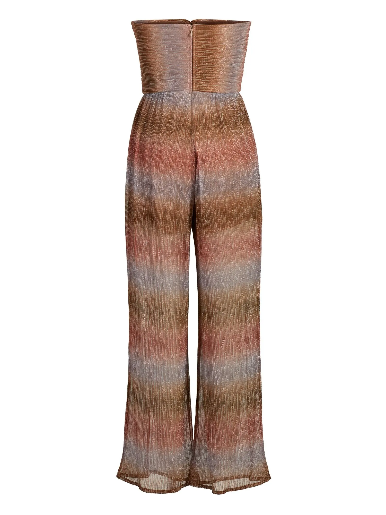 Shimmery Strapless Jumpsuit