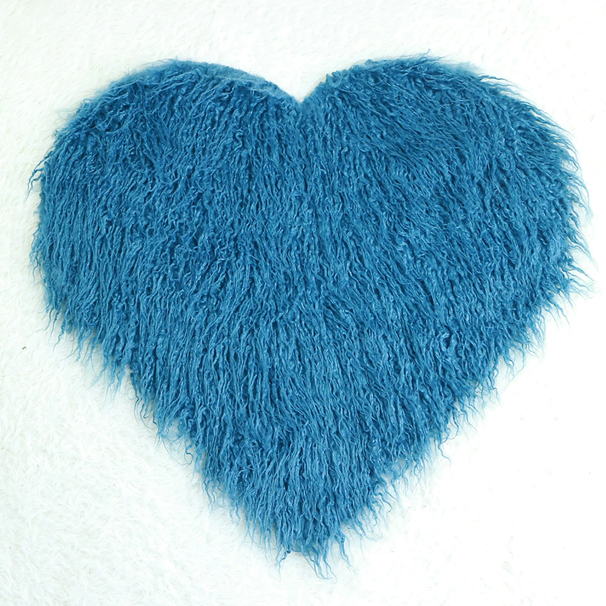 Soft Sweet Heart Faux Fur Blanket