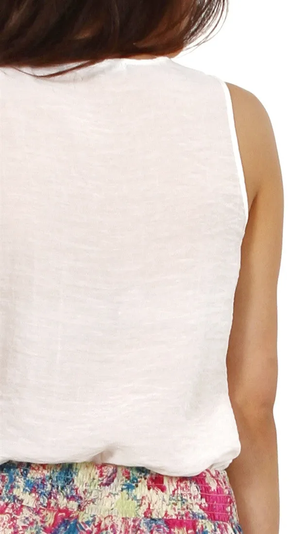 Sugar Lips All White Layers Top