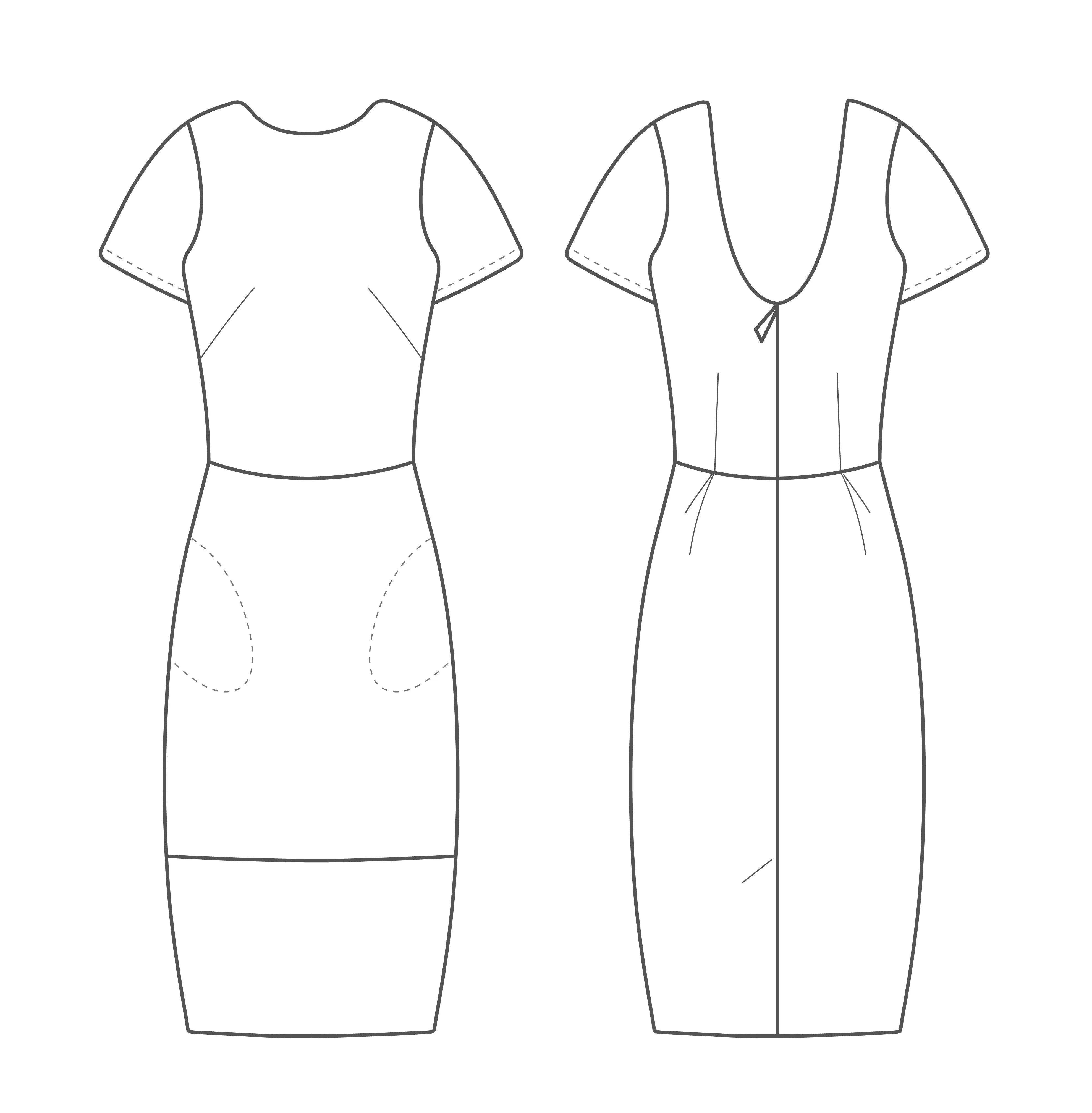 The Avid Seamstress - The Shift Dress - SALE