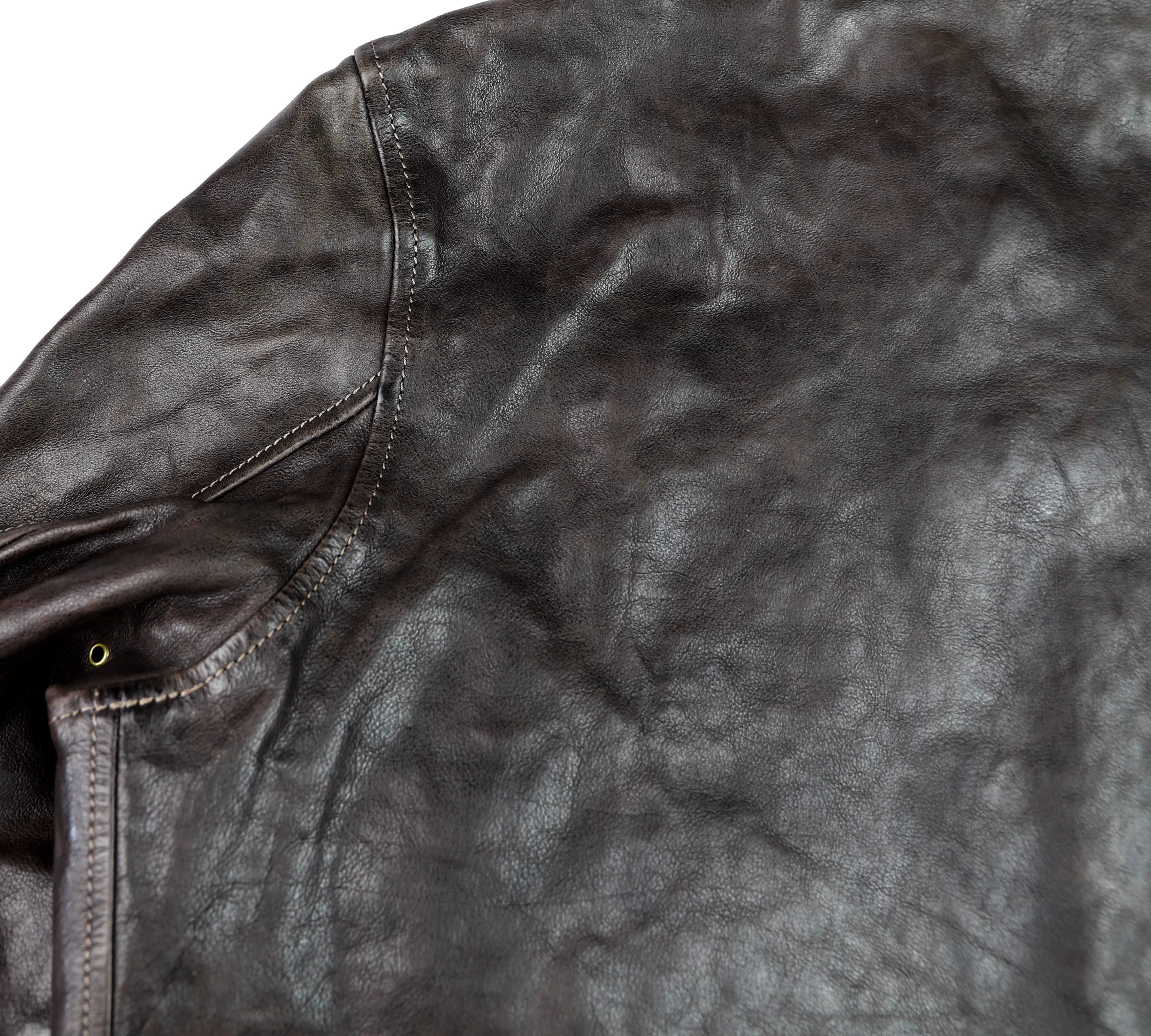 Thedi Markos Button-Up Shawl Collar Jacket, size 3XL, Espresso Buffalo