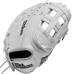 Wilson A1000 1620 12.5" Fastpitch First Base Mitt: WBW102598125