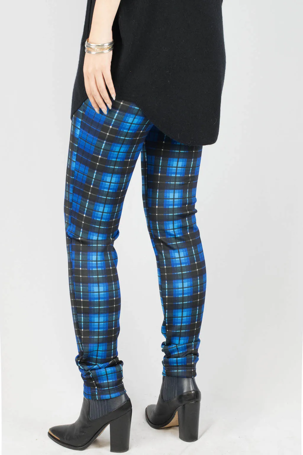 Zoe Plaid Scuba Pants