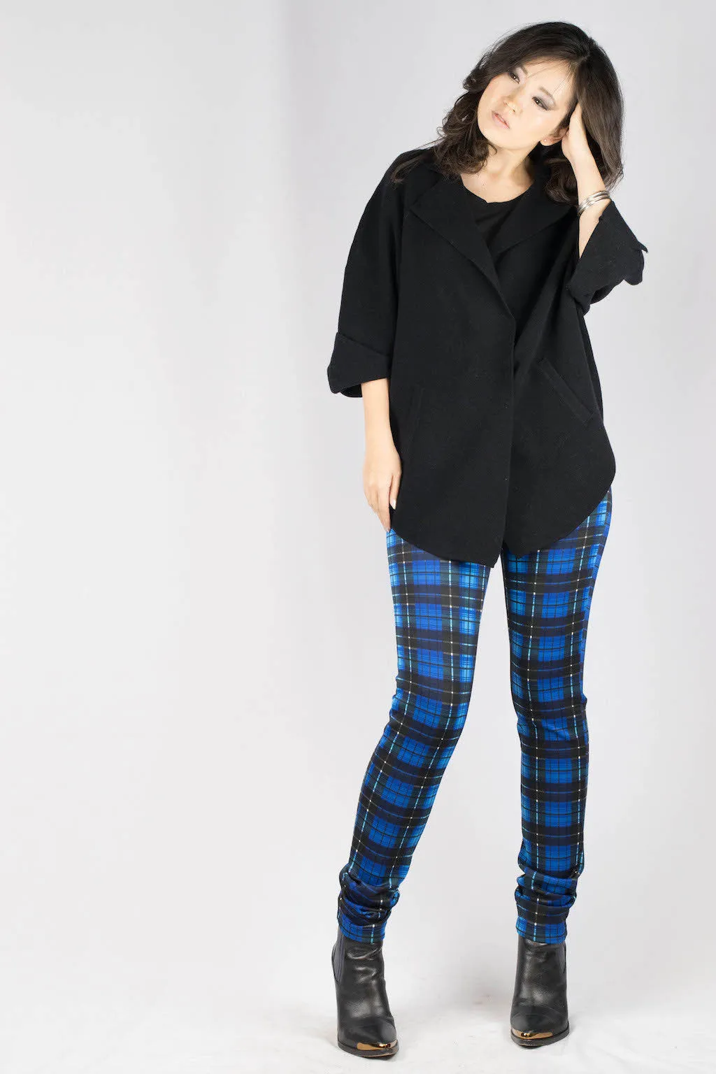 Zoe Plaid Scuba Pants